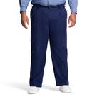 Calça masculina IZOD, grande e alta, elástica, azul marinho, 48 L x 29 L