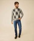 Calça Masculina Jeans Slim Bolsos-01321