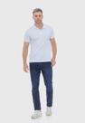 Calça Masculina Jeans Slim com elastano 7915 Azul