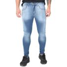 Calça Masculina Justa Na Perna Jeans Skiny Versátil Envio Já