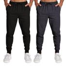 Calça Masculina Moletom Flanelada Slim Bolsos Algodão Kit 2