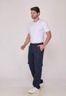 Calça Masculina Nylon Azul Marinho 7931 F075 Calça Masculina Nylon Azul Marinho 7931 F075