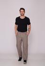 Calça Masculina Nylon Bege 7931 F075 Calça Masculina Nylon Bege 7931 F075