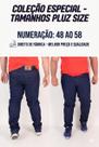 Calça Masculina Plus Size Jeans Amaciada Ajuste Confortável para Homens Grandes