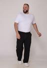 Calça Masculina Plus Size Sarja Preto