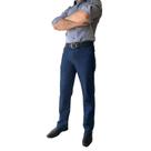 Calça Masculina Rural Jeans Azul Reforçada Trabalho Pesado