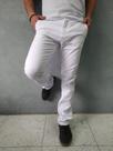 Calça Masculina Sarja C/ Elastano Lycra Branca