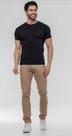 Calça Masculina Sarja Caqui Linha Premium Estilo Renovado