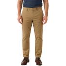 Calça Masculina Sarja Esporte Fino Cor Caqui Bolso Faca