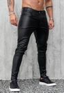 Calça Masculina Skinny em material sintético Cor:CarameloTamanho:GG