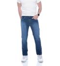Calça Masculina Tradicional Jeans Básica Boca Reta Slim