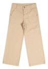Calça menina mania jeans feminina em sarja caqui