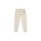 Calça Menino Jogger Bolso Lateral Em Sarja Cru Carinhoso
