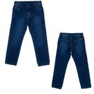 Calça Menino Mania Jeans Social Lavagem Escura Tamanho:4Cor:Igual da foto