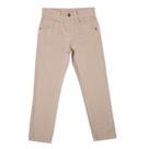 Calça Menino Mania Kids Sarja Areia
