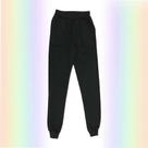 Calça Moletom Com Punho Infantil Bebê Inverno Menina