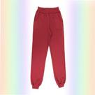 Calça Moletom Com Punho Infantil Bebê Inverno Menina