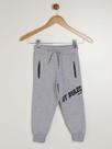 Calça Moletom Com Punho Infantil Para Menino - MESCLA