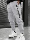 Calça Moletom Cruz Moda Unissex Algodão Estilo Flanelado