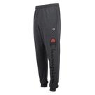 Calça Moletom Felpado Champion Script Vertical Cinza Escuro