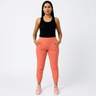 Calça Moletom Feminina Jogger 3D Com Bolsos Laterais Cereja Rosa Calça Moletom Feminina Jogger 3D Com Bolsos Laterais Cereja Rosa