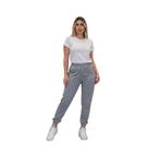 Calça Moletom Feminina Jogger Flanelada Algodão