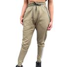 Calça moletom feminina premium cintura alta overcore