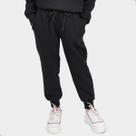 Calça Moletom Infantil Com Bolso Quente Para Frio