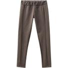 Calça Moletom Infantil Marrom Menina Kyly 206685