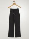 Calça Moletom Juvenil Para Menina - PRETO