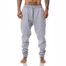 Calça Moletom Masculina Cinza Jogger Cargo Moda Larga
