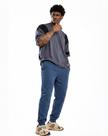 Calça Moletom Masculina Plus Size G2 G3 Azul Conforto e Estilo Moderno