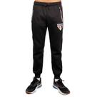 Calça Moletom São Paulo Recortes Preto