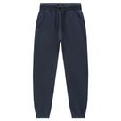 calça moletom sem pelucia jonnhy fox azul marinho -