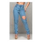Calça Mom Hatop sem elastano, com detalhes de coração - 28