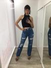 Calça mom Sawary