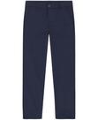 Calça Nautica Big Boys Uniforme Flat Front Tamanho Azul Marinho Pequena/10