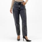 Calça Ouzzare Jeans Estonada Mom Feminina Calça Ouzzare Jeans Estonada Mom Feminina