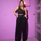 Calça Paetê Premium Balada Elegante Tendência Pantalona Luxo Lantejoula Tiktok Mulher Festa Blogueirinha Pantalona