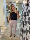 Calça pantacourt alfaiataria