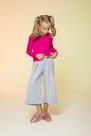 Calça Pantacourt Chambray