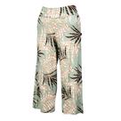 Calça Pantacourt Feminina Bruna e Bia Estampada Verde Claro Calça Pantacourt Feminina Bruna e Bia Estampada Verde Claro