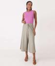 Calça Pantacourt Feminina Textura Marisa-28037