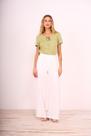 Calça Pantalona Branca Feminina