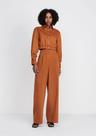 Calça Pantalona Cintura Alta MARROM Em Sarja DZARM/ TAM : 38 Calça Pantalona Cintura Alta MARROM Em Sarja DZARM/ TAM : 38