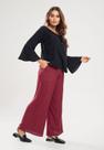 Calça Pantalona Com Bolso Viscolinho Vinho Salvatore