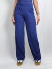 Calça Pantalona Cora Dry Com Bolsos Marinho
