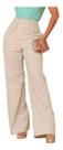 Calça Pantalona de Linho com Caimento Elegante