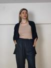 Calça pantalona em viscose Calça pantalona em viscose
