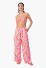 Calça pantalona estampa flor de piel Calça pantalona estampa flor de piel